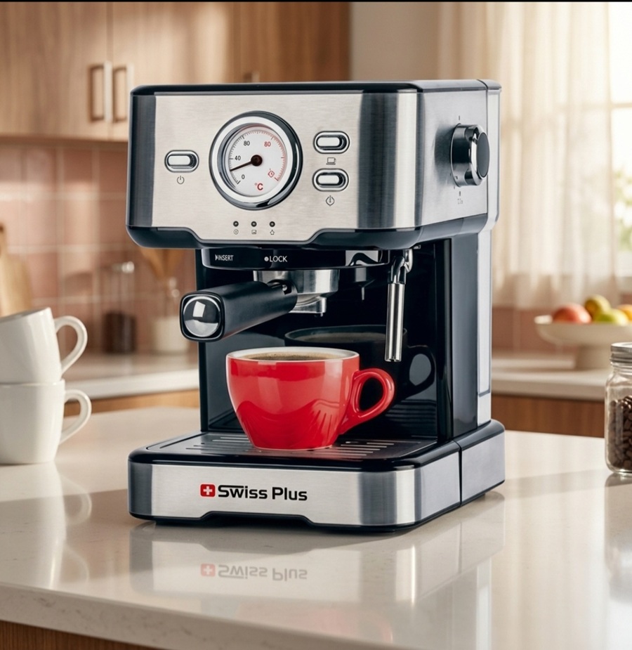 خرید اسپرسوساز سوئیس پلاس مدل SEM-2220S